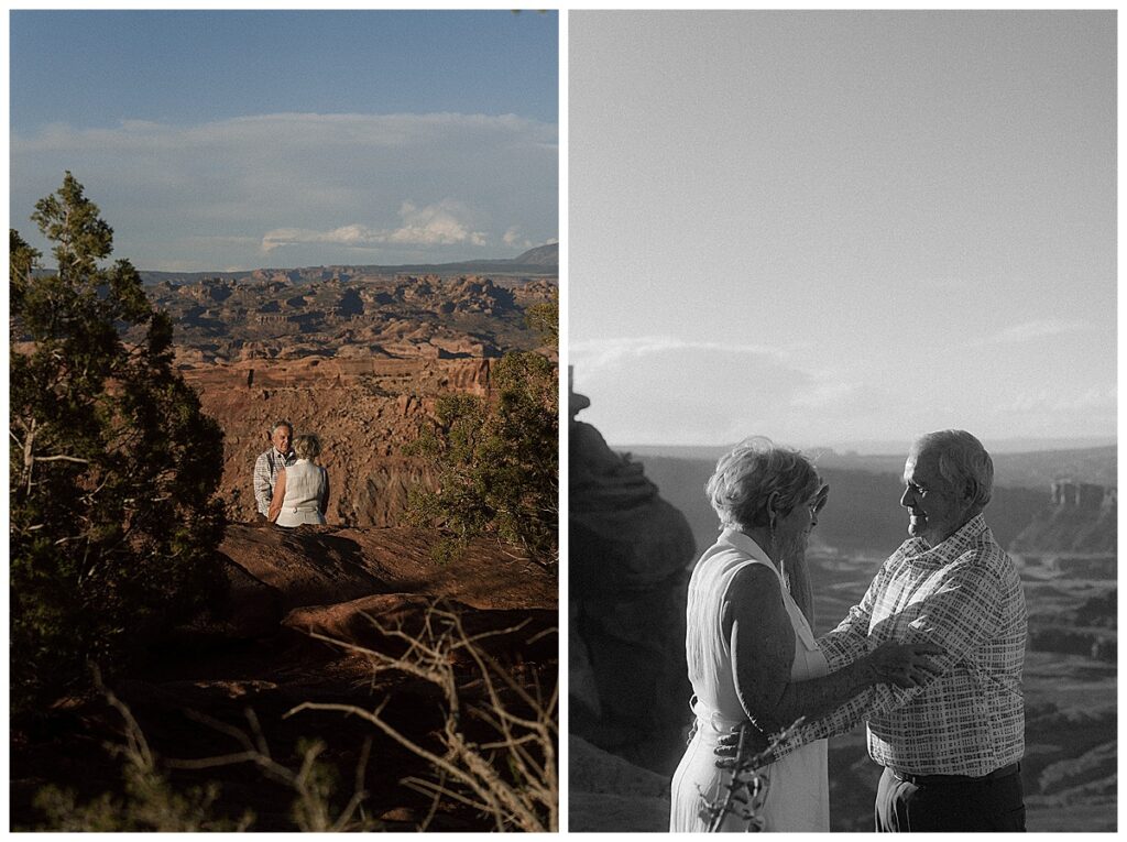 A luxury and destination photographer shares beautiful moments from a vow renewal session she photographed in Moab, Utah.