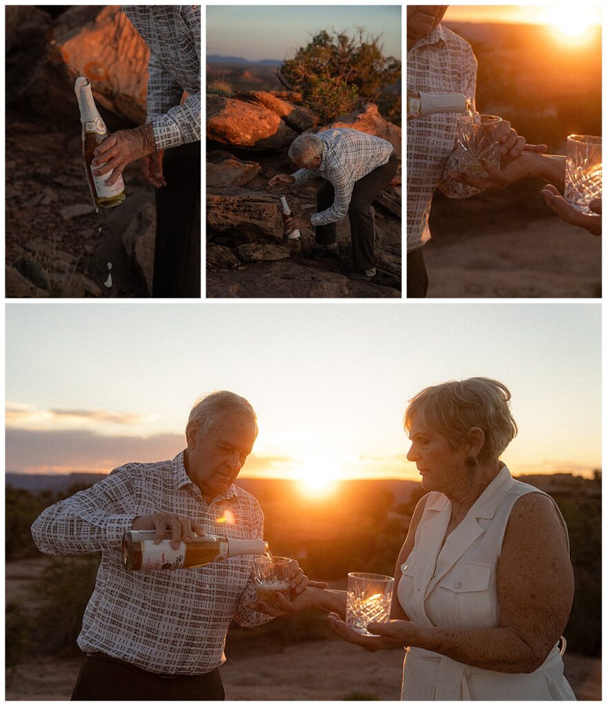 A luxury and destination photographer shares beautiful moments from a vow renewal session she photographed in Moab, Utah.