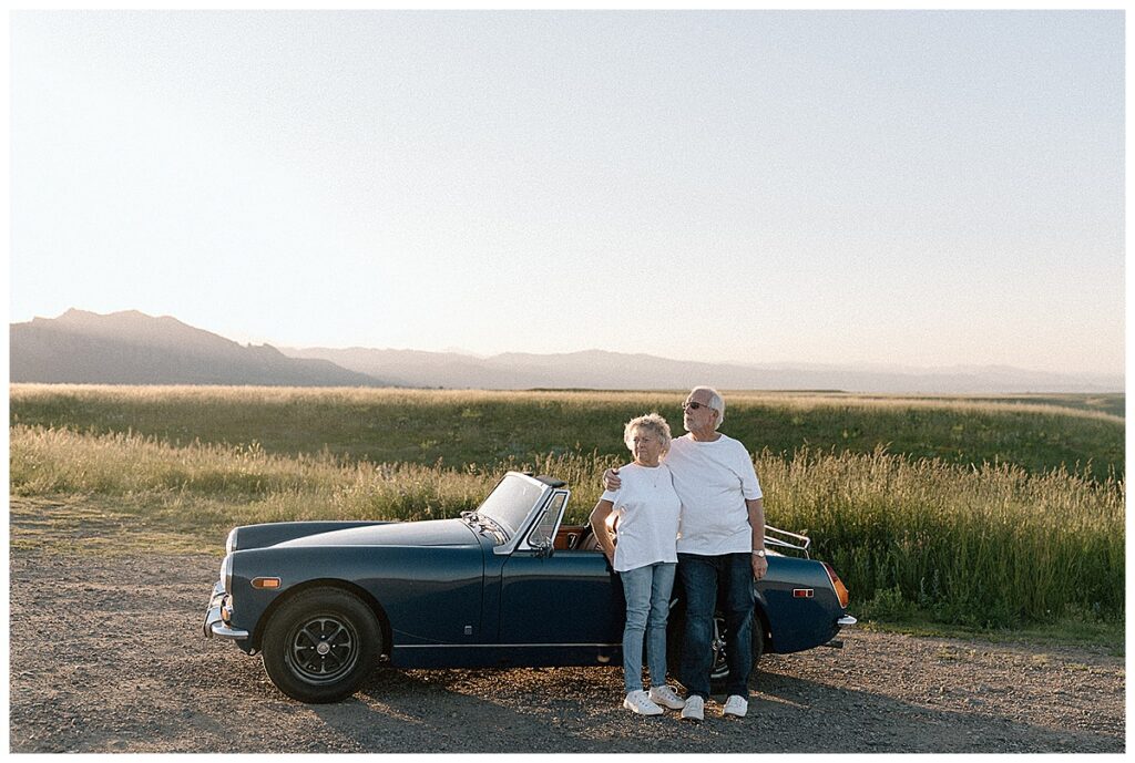 Destination photographer, 
Westward Up, captures a session for her grandparents in Colorado during sunset, sharing many special moments from their day.