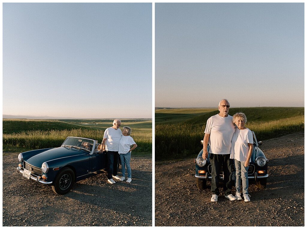 Destination photographer, 
Westward Up, captures a session for her grandparents in Colorado during sunset, sharing many special moments from their day.