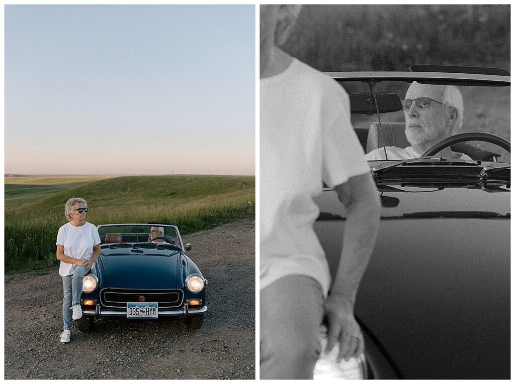 Destination photographer, 
Westward Up, captures a session for her grandparents in Colorado during sunset, sharing many special moments from their day.