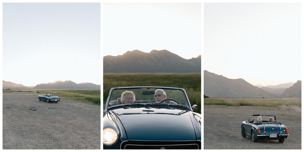 Destination photographer, 
Westward Up, captures a session for her grandparents in Colorado during sunset, sharing many special moments from their day.