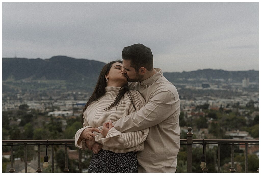 Destination and luxurious photographer writes about Kristine and Levon engagement session at Brand Park.