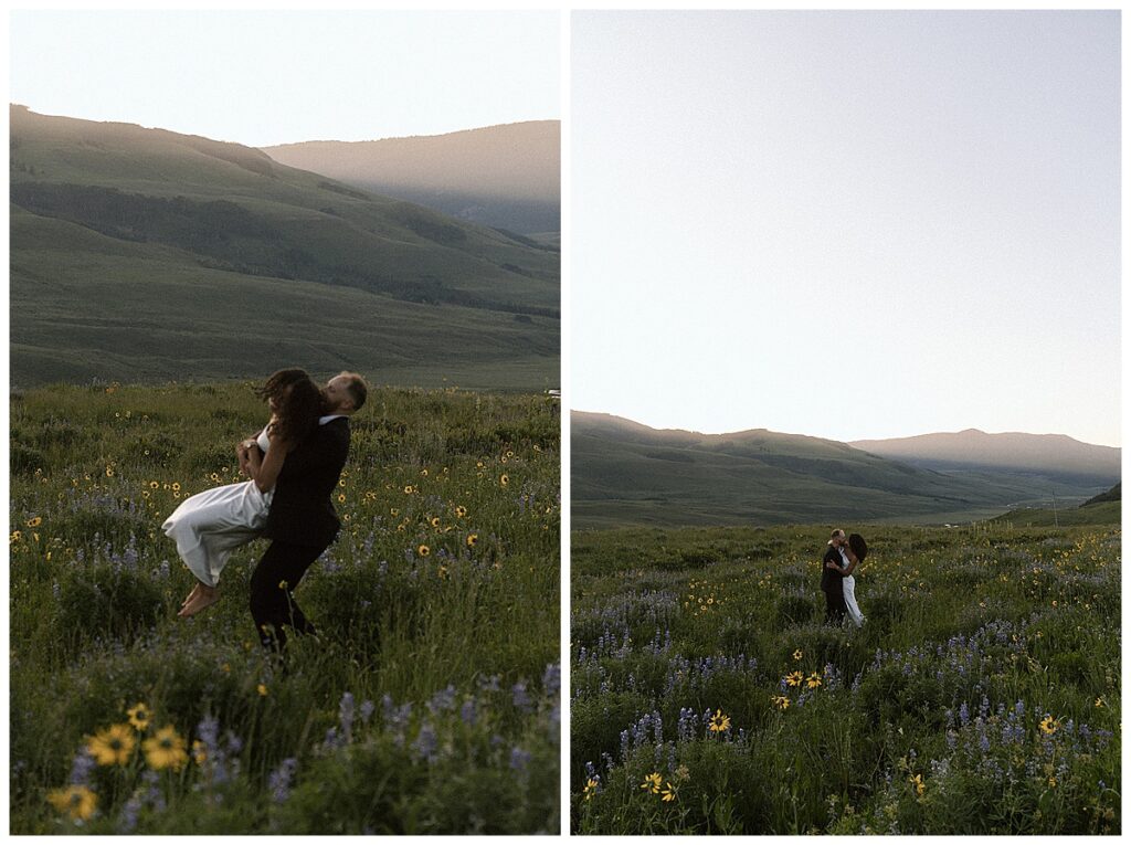 Colorado wedding photographer, Westward Up documents a couples proposal at Crested Butte.