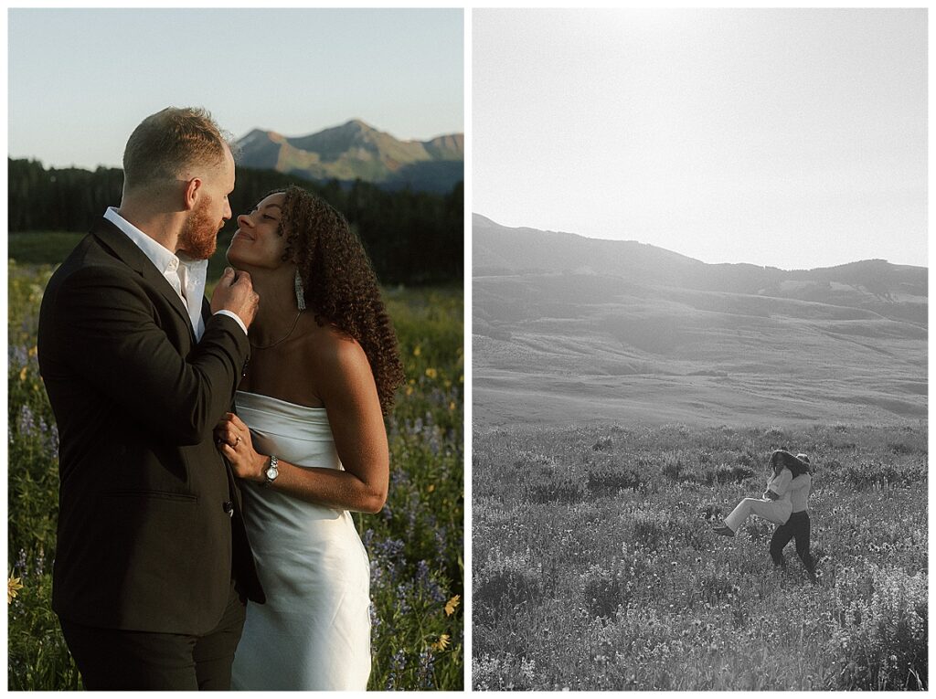 Colorado wedding photographer, Westward Up documents a couples proposal at Crested Butte.