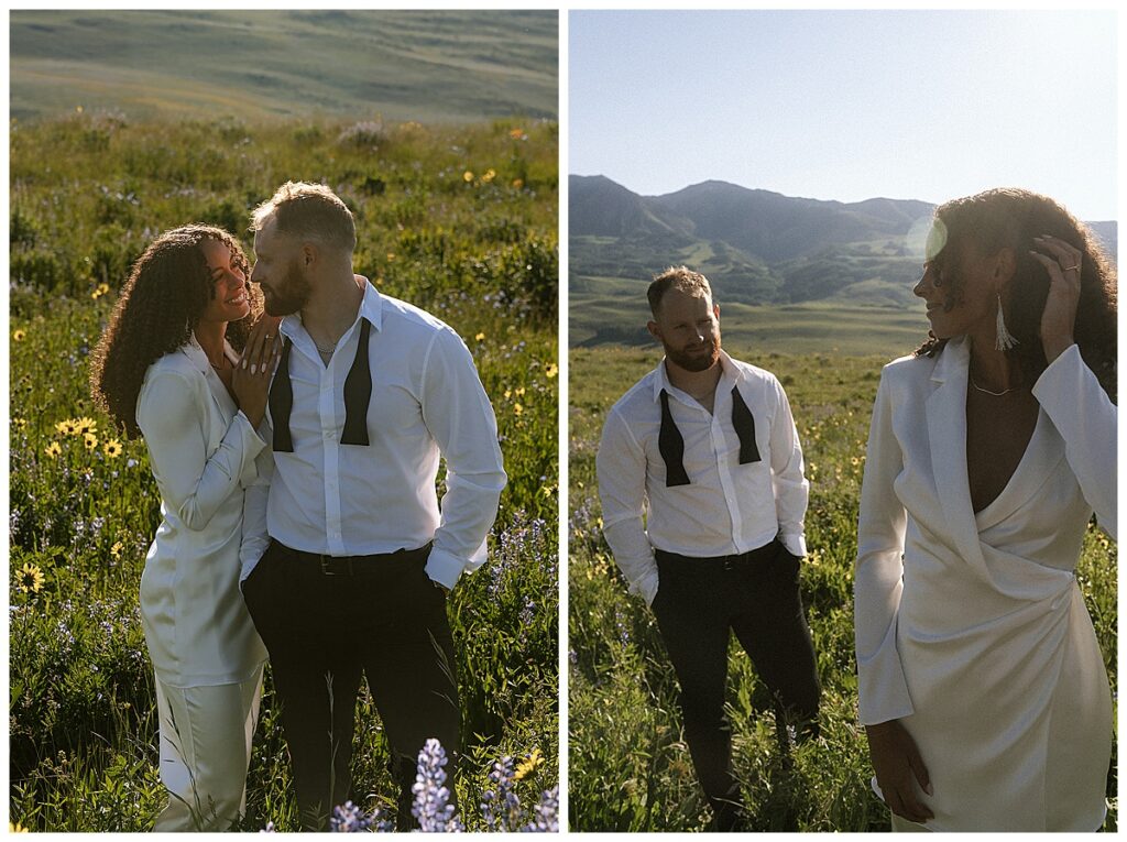 Colorado wedding photographer, Westward Up documents a couples proposal at Crested Butte.